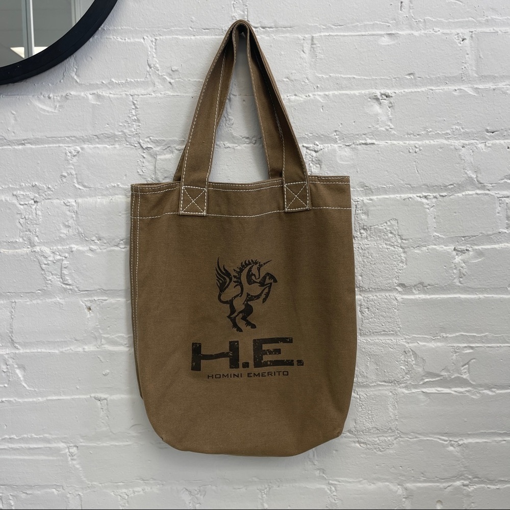 HOMINI EMERITO CANVAS TOTE BAG - Picture 1 of 3